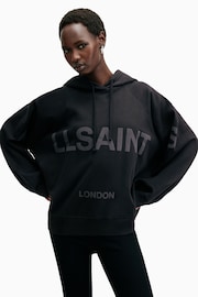 AllSaints Black Talon Biggy Hoodie - Image 2 of 8