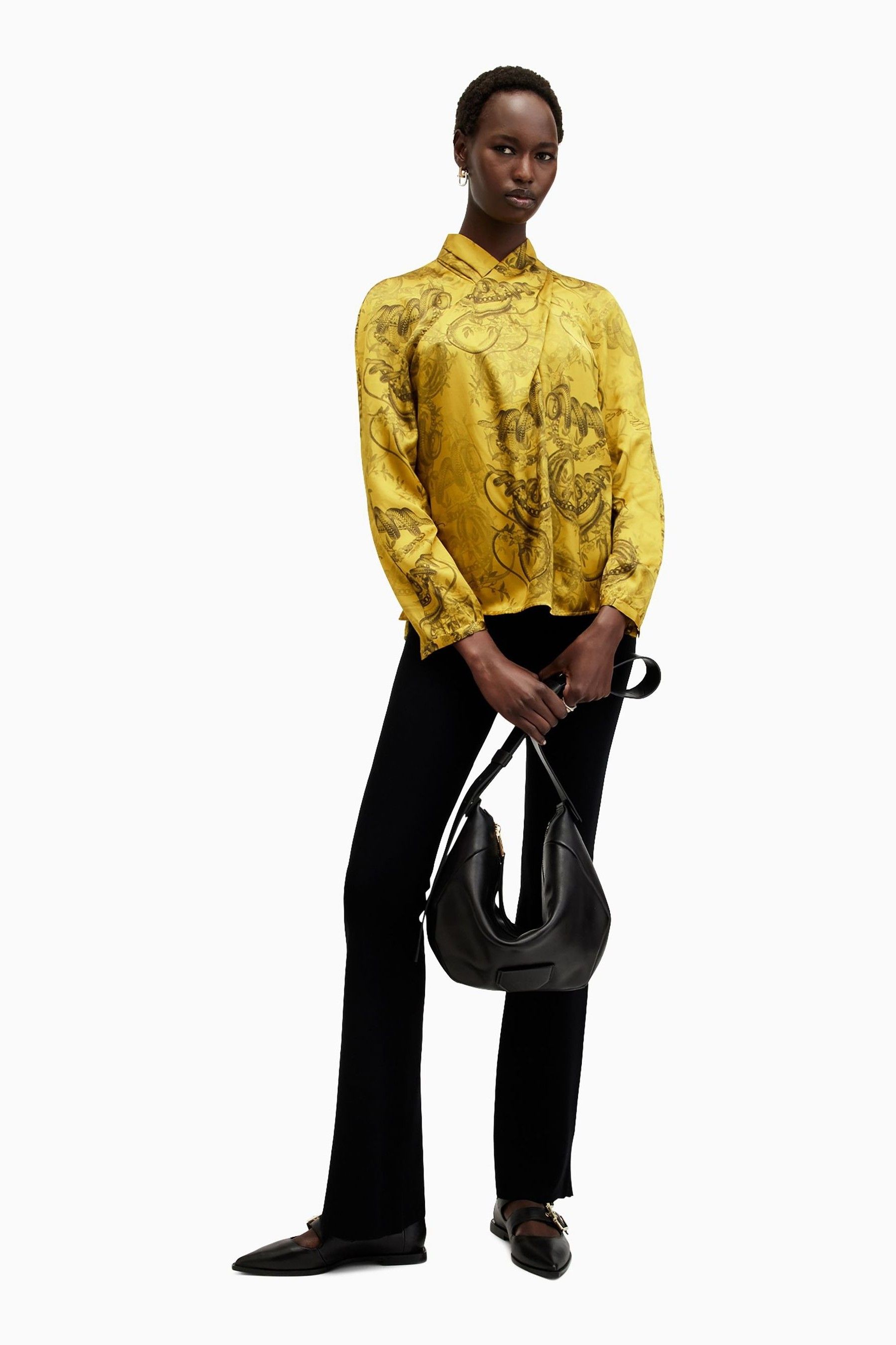 Buy AllSaints Yellow Zola Top from the Next UK online shop