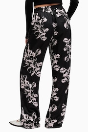 AllSaints Black Charli Trousers - Image 5 of 8