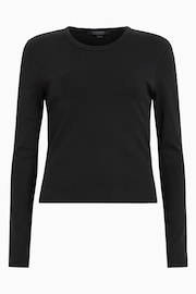 AllSaints Black Stevie Longsleeve T-Shirt - Image 6 of 6