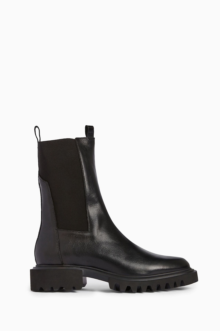 AllSaints Black Hallie Boots - Image 1 of 7