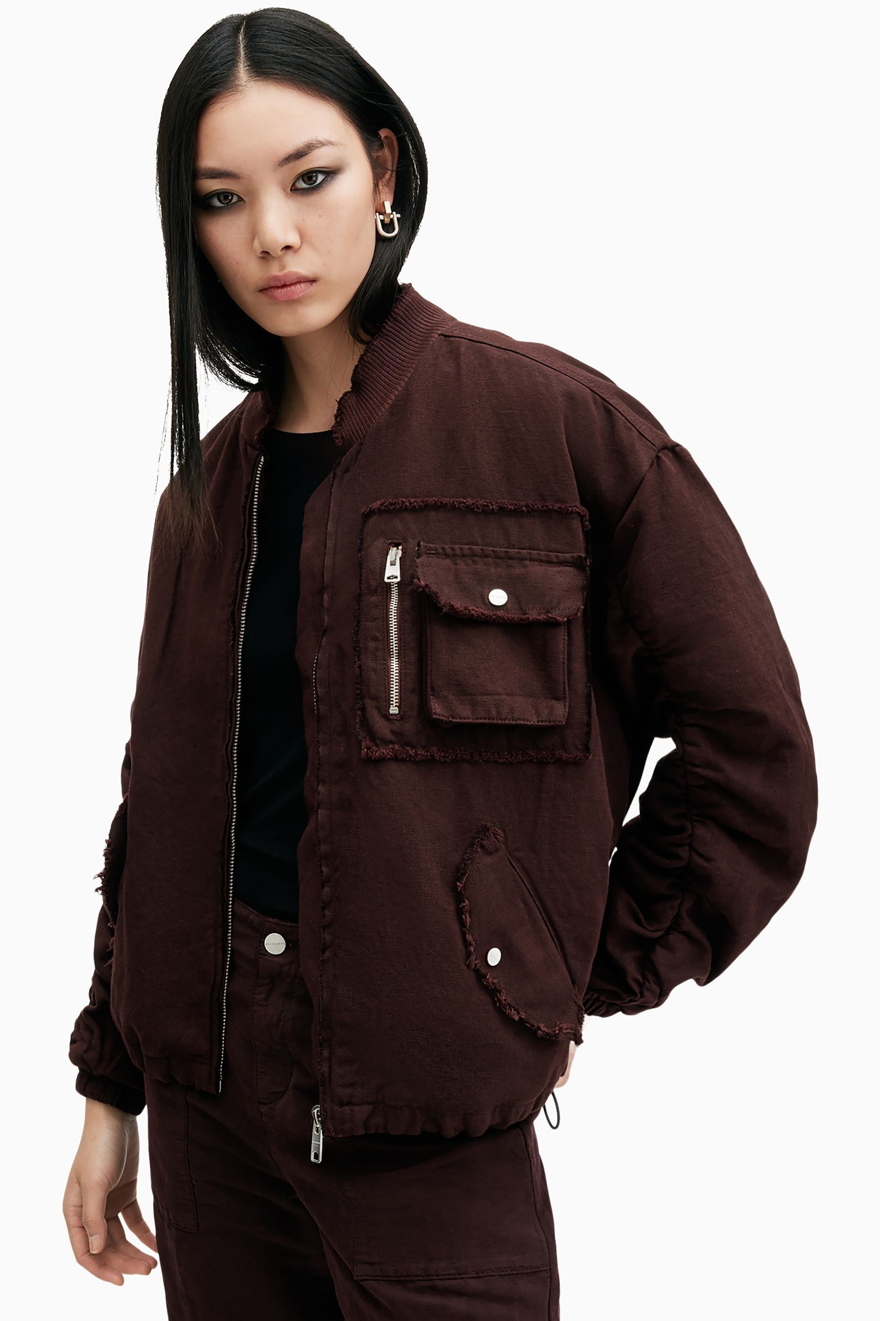 Allsaints bomber jacket on sale