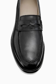 AllSaints Black Harmon Loafers - Image 5 of 6