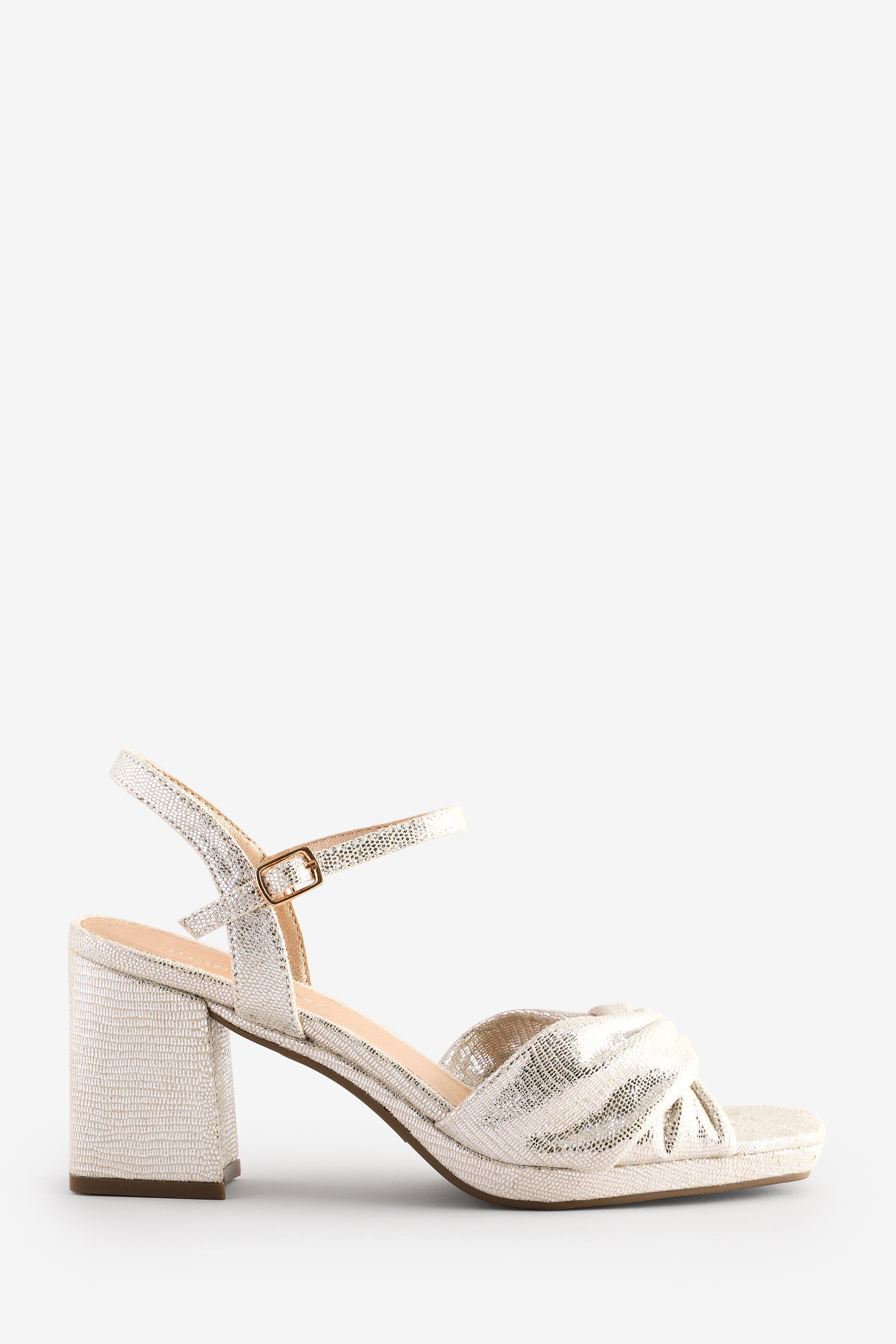 Buy JD Williams Silver Strappy Platform Sandals In Wide Fit from Next Belgium