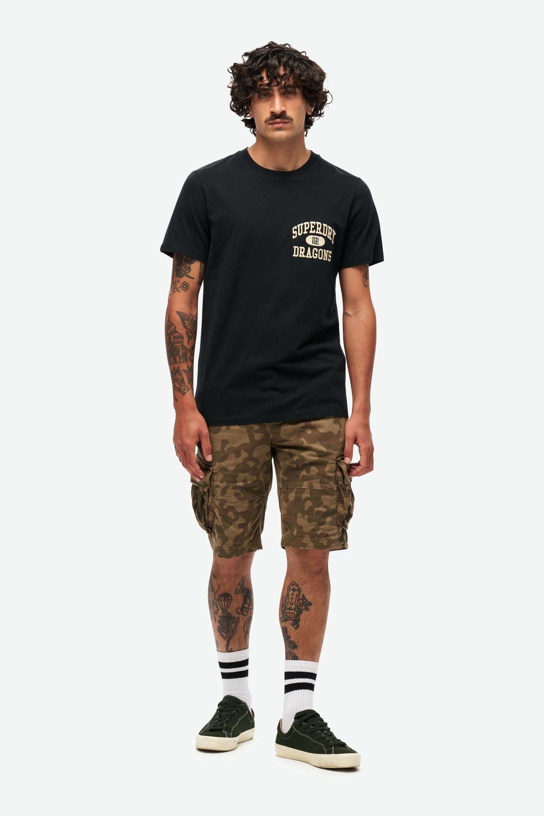Buy Superdry Camo Core Cargo Shorts from Next Luxembourg