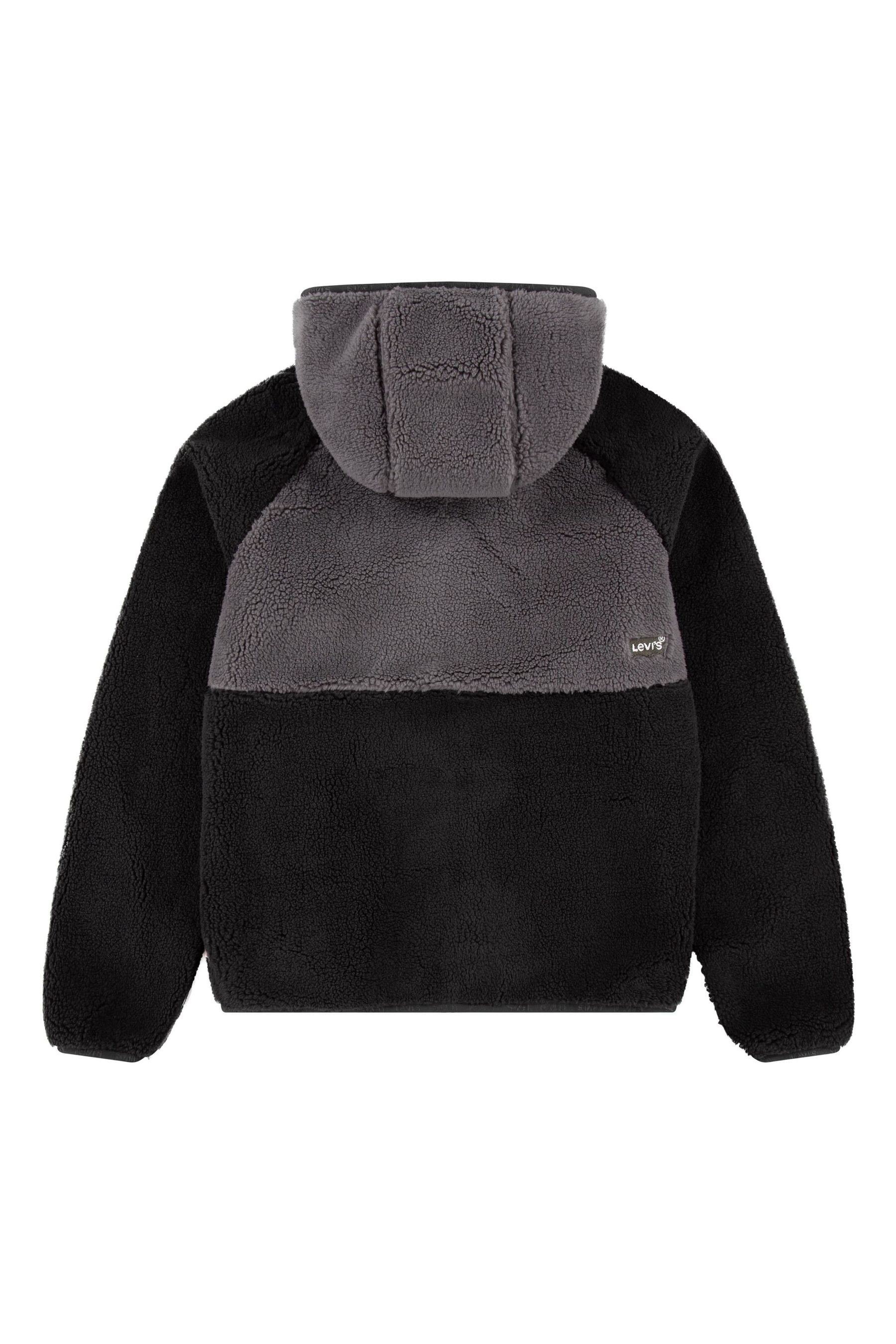Levi's borg face jacket black deals