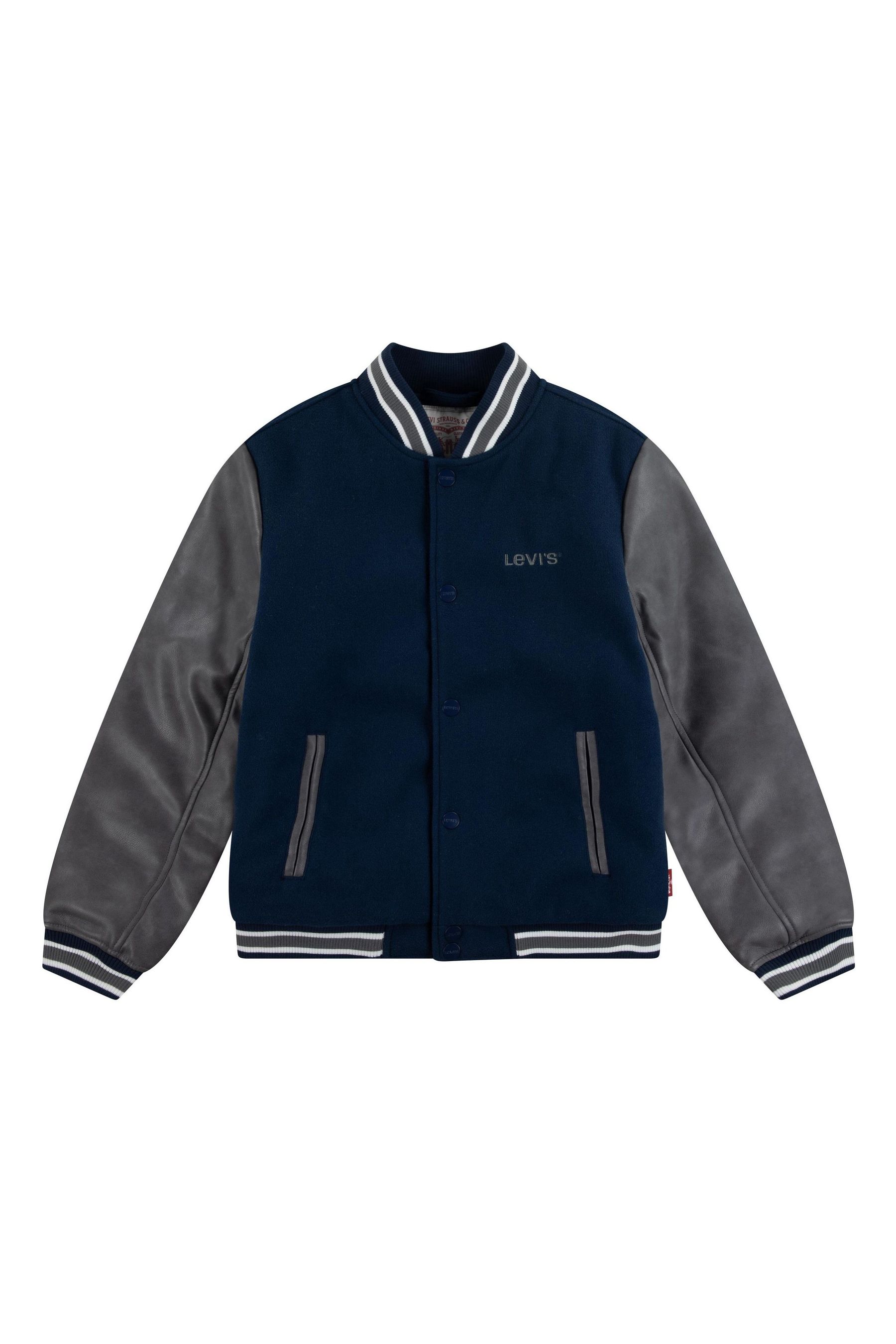 Buy Levi s Blue Logo Varsity Bomber Jacket from Next Luxembourg