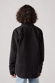 Levi's® Black Cord Logo Overshirt - Image 2 of 6