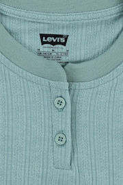 Levi's® Green Ribbed Short Sleeve T-Shirt - Image 5 of 6