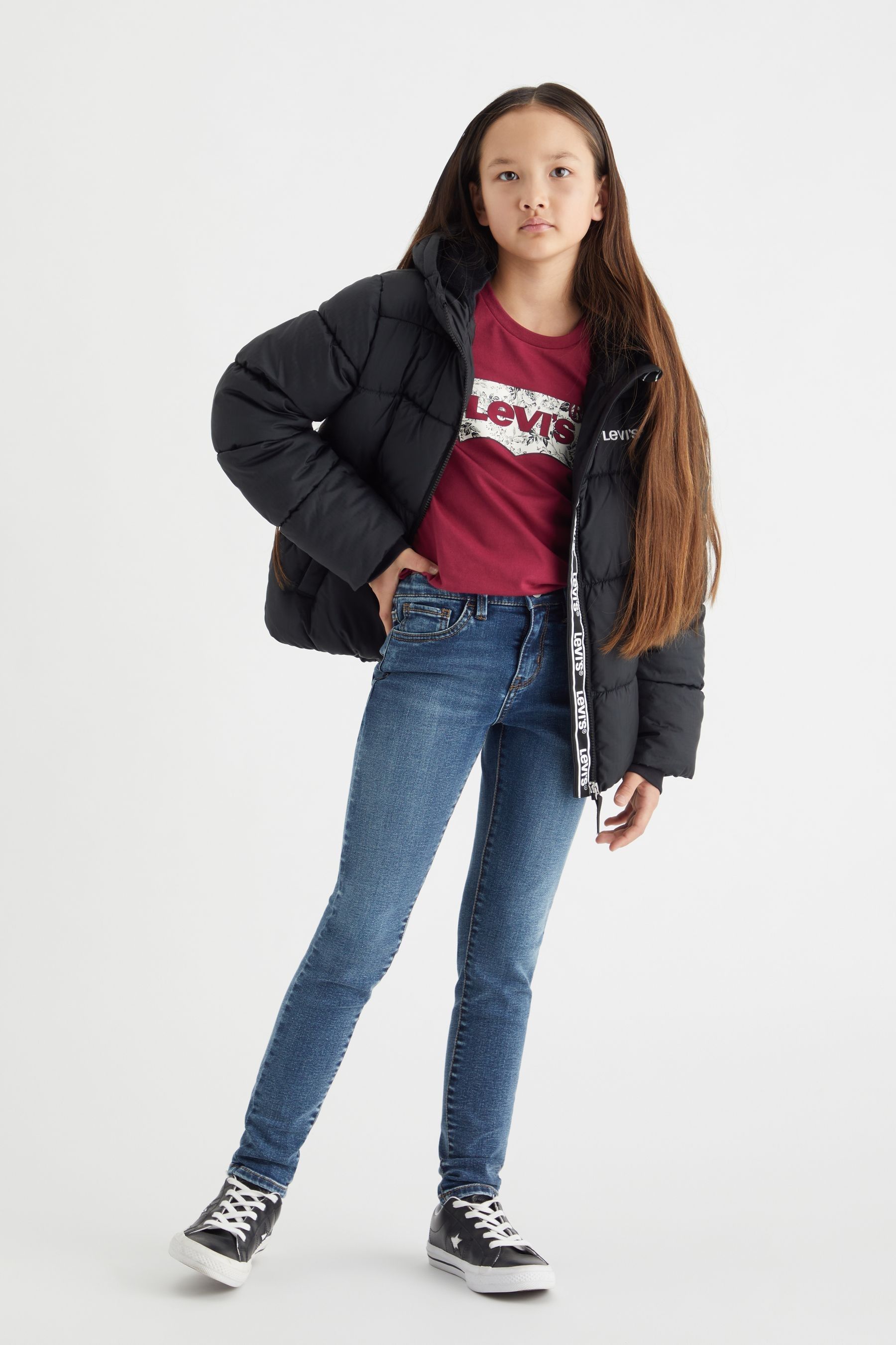 Levi's hooded water resistant heavyweight puffer jacket new arrivals