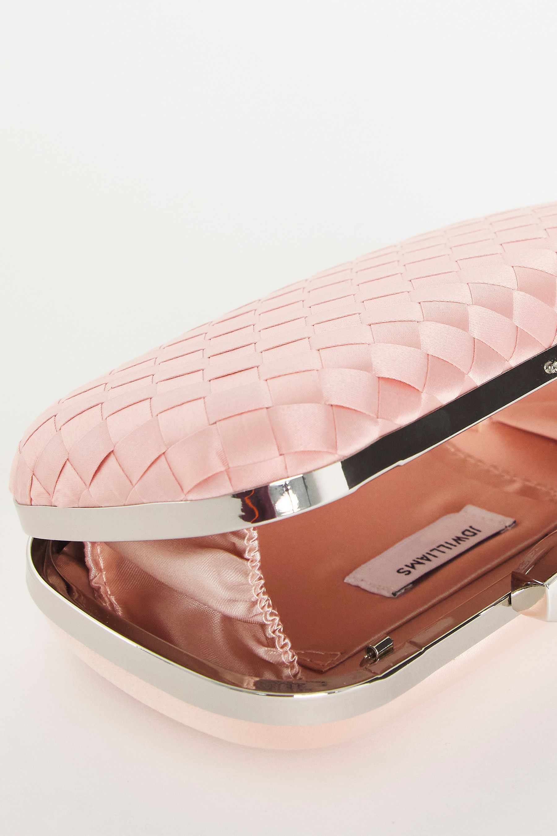 Buy Simply Be Pink Satin Clutch Bag from the Next UK online shop