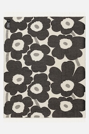 Marimekko White And Black Unikko Throw - Image 3 of 4