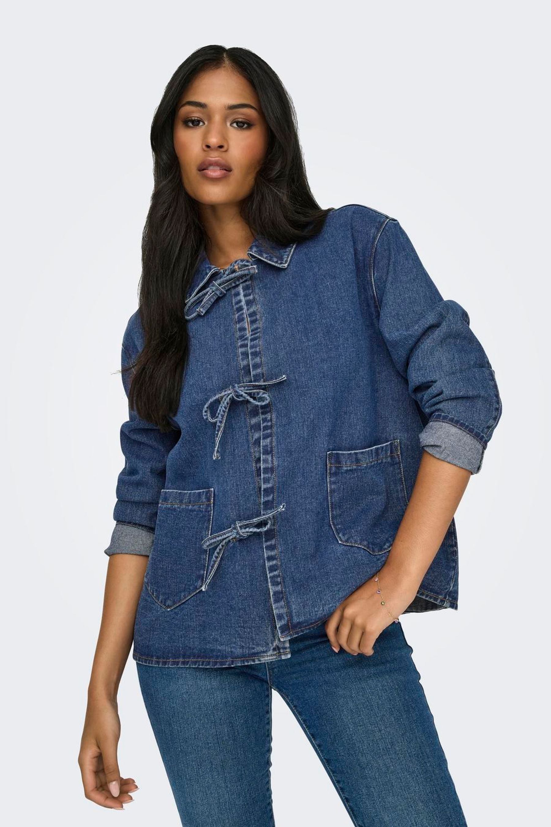 Only blue denim jacket 2025