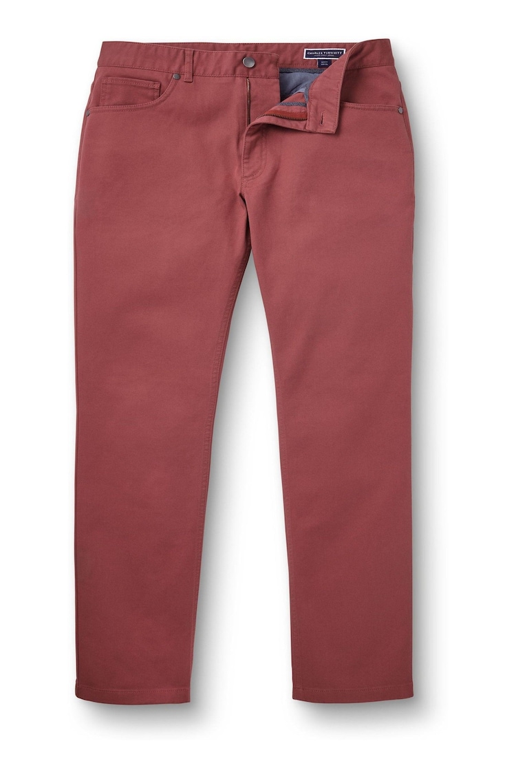 Charles Tyrwhitt Red 5 Pocket SF Jeans - Image 1 of 2