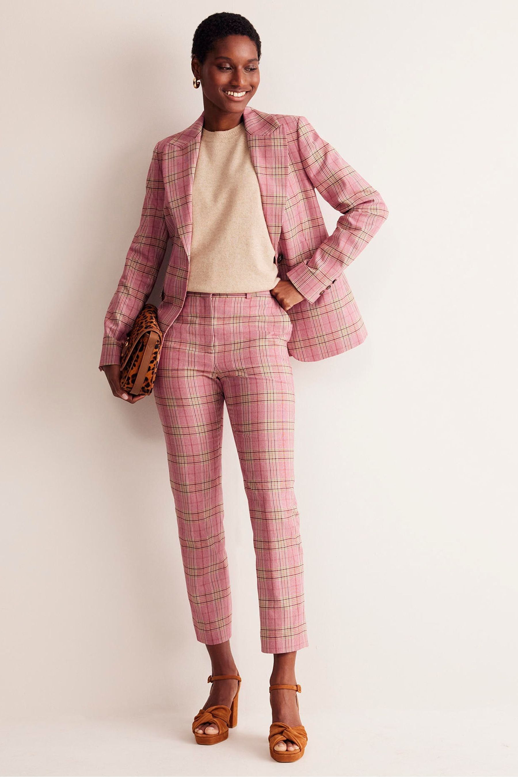 Boden tartan trousers new arrivals