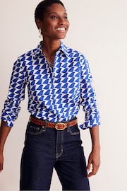 Boden Blue Petite Sienna Cotton Shirt - Image 4 of 5