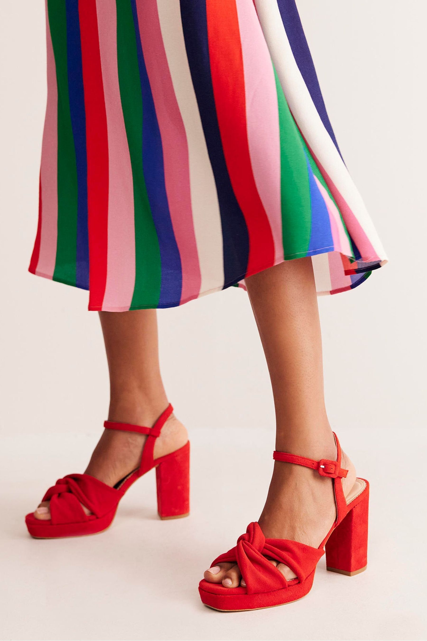 Red platform sandals uk 2025