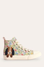 Boden Green Applique Canvas High Top - Image 1 of 2