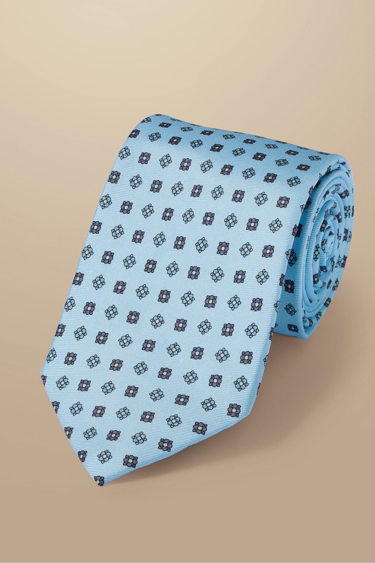 Charles Tyrwhitt Print Silk Tie - Image 1 of 2