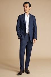 Charles Tyrwhitt Blue Slim Fit Ultimate Suit: Jacket - Image 3 of 5