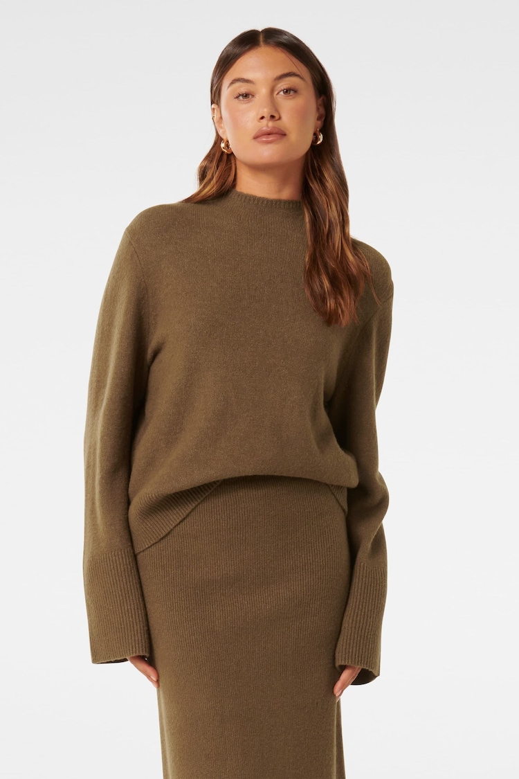 Forever New Brown Layla Co-ord Jumper - Image 1 of 5