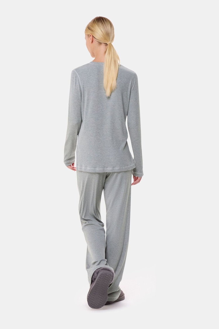 Whistles Grey Rib Jersey Pyjama Bottoms - Image 2 of 5