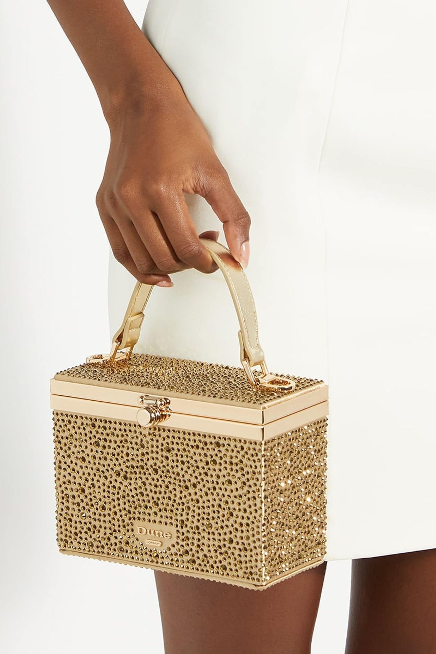 Buy Dune London Brazil Diamante Handle Clutch Bag Next Ukraine