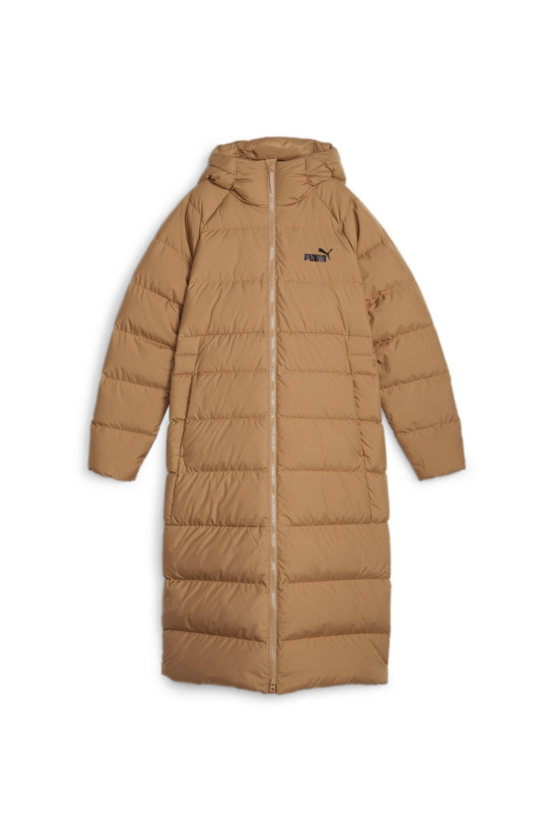 Buy Puma Brown Womens Long Hooded Down Coat from the Next UK online shop