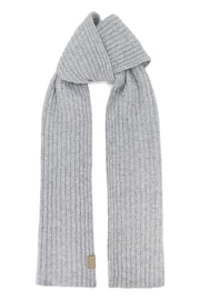 Dune London Grey Lourde Premium Mix Scarf - Image 1 of 3