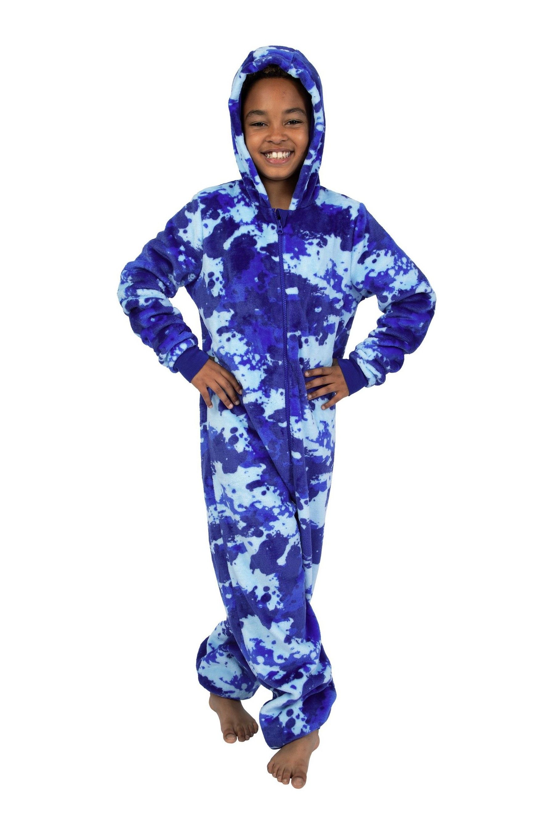 Harry Bear Blue Camouflage Pattern Onesie