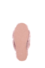 Jones Bootmaker Pink Dory Sheepskin Slippers - Image 5 of 5