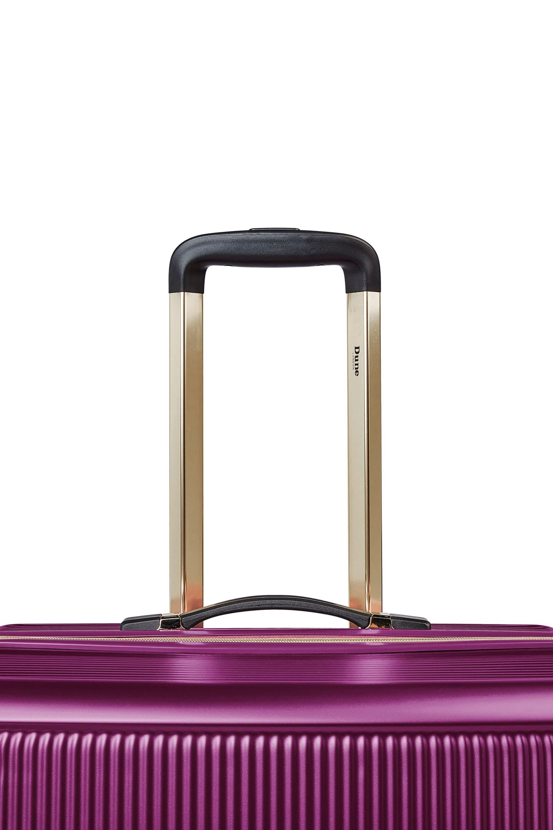 Dune London Purple Olivia 77cm Large Suitcase