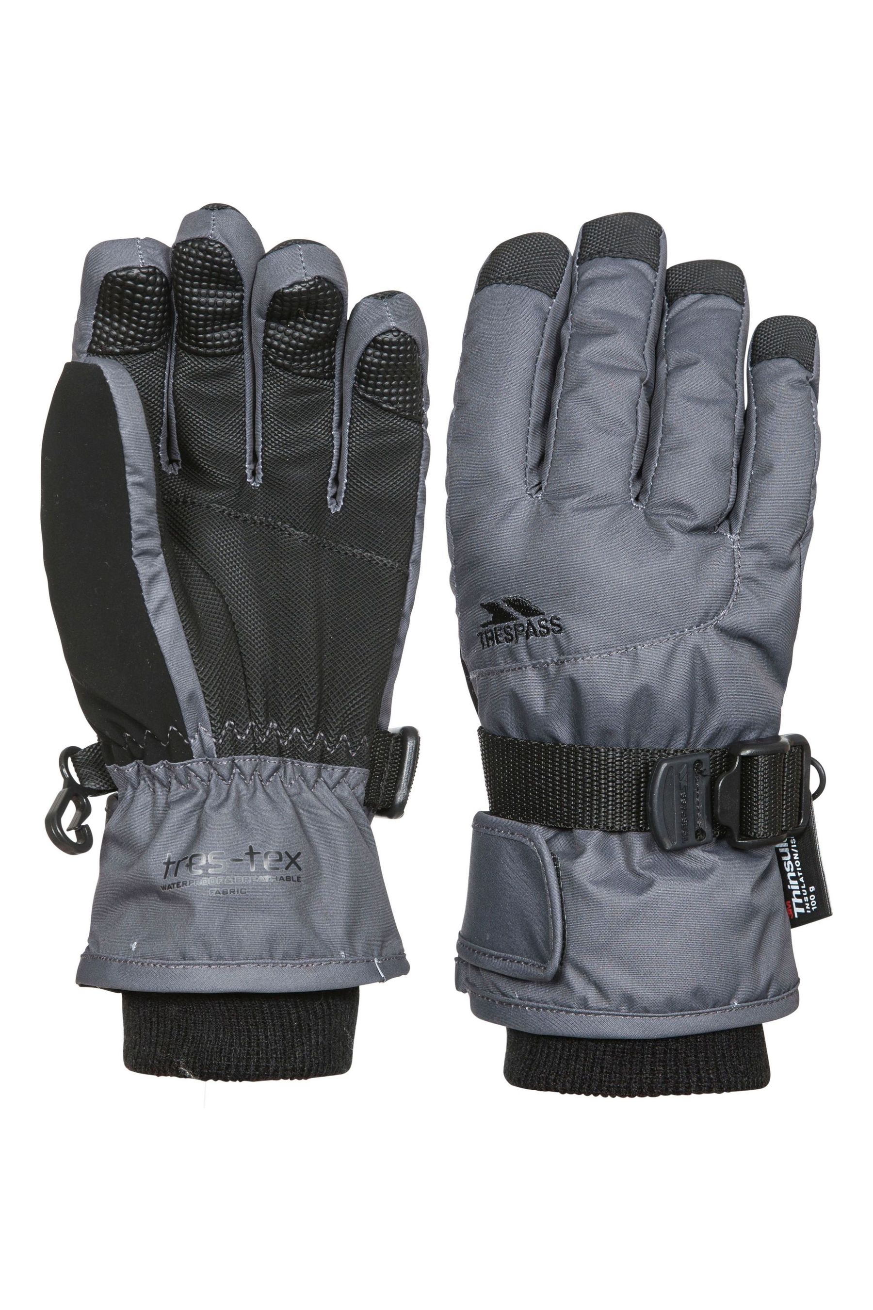 Buy Trespass Kids Grey Ergon II Gloves from Next Singapore