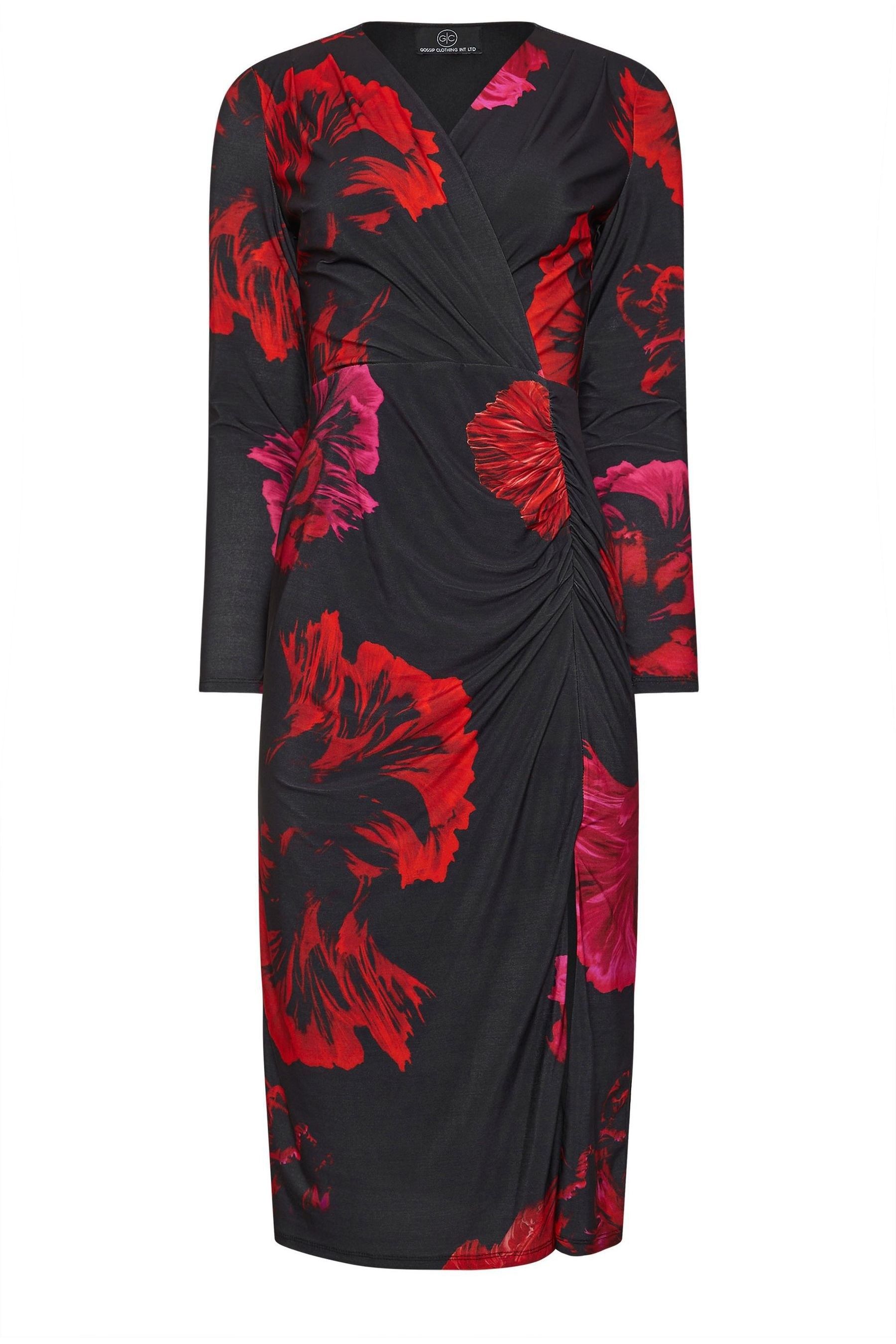 Buy Star by Julien MacDonald Red Oriental Floral Dress from the Next UK online shop