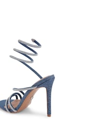 Carvela Blue Spiral 105 Sandals - Image 2 of 4