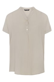 Evans Half Placket Short Sleeve Blouse - Image 4 of 5