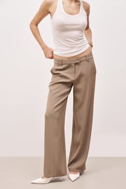 Because Of Alice Brown Mid Rise Wide Leg Trousers - Image 2 of 6