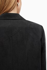 AllSaints Black Averie Ten Blazer - Image 7 of 9