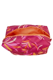 Portico Designs Orange Flawsome Large Quilted Toiletries Bag - Image 2 of 5