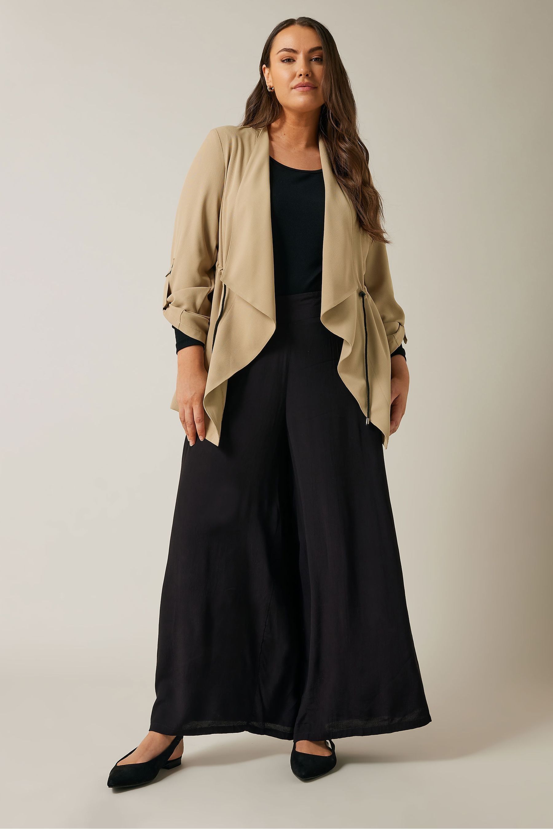 Buy Evans Waist String Waterfall Jacket from Next United Arab Emirates