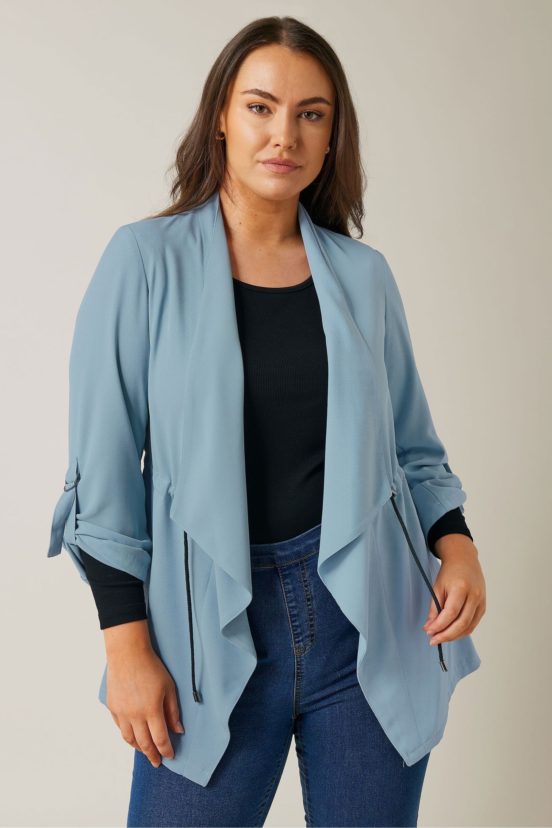 Buy Evans Waist String Waterfall Jacket from Next Luxembourg