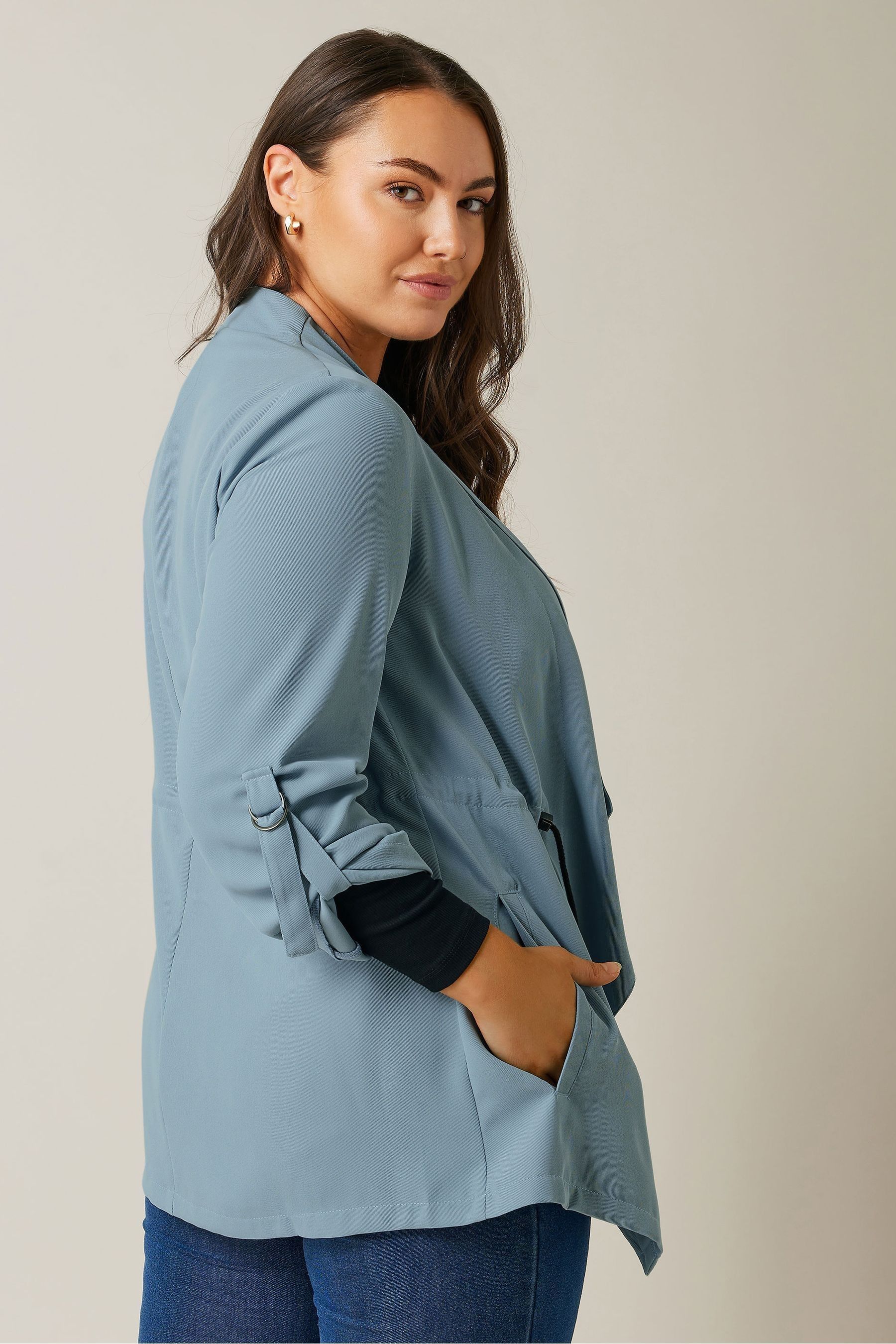 Buy Evans Waist String Waterfall Jacket from Next Luxembourg