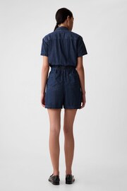 Gap Blue Denim Playsuit - Image 3 of 5