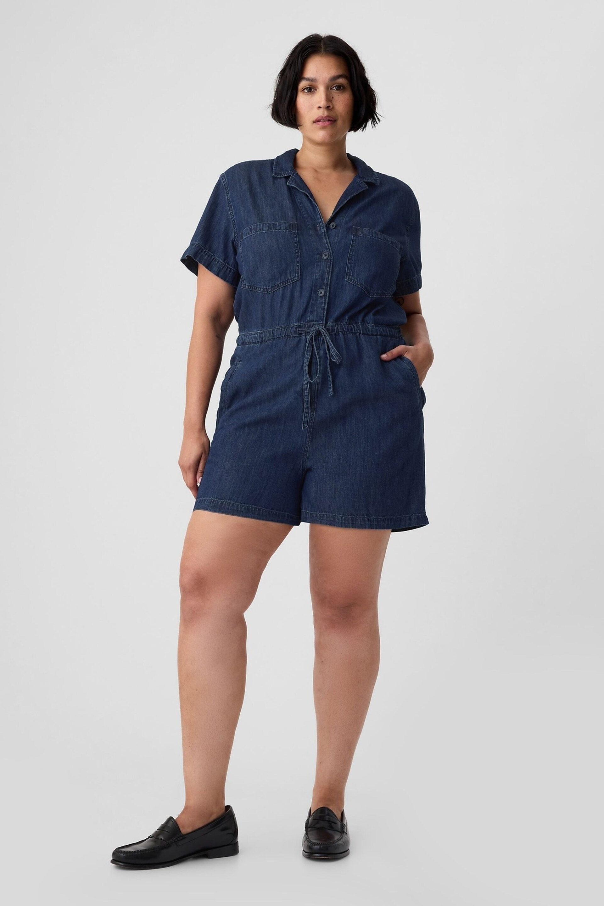 Gap Blue Denim Playsuit - Image 5 of 5