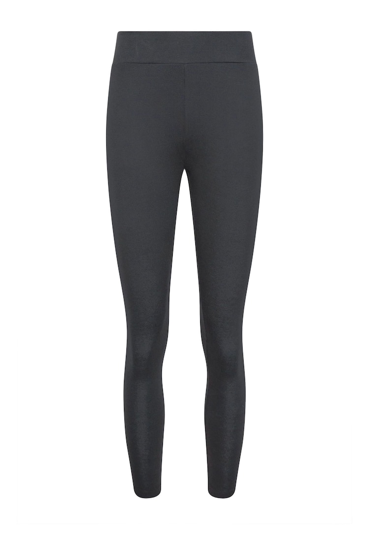 Long Tall Sally Grey Ribbed Leggings - Image 5 of 5