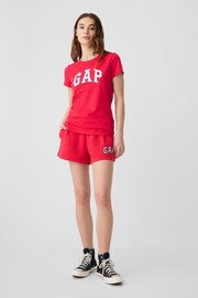 Gap Red Logo Graphic Short Sleeve T-Shirt - Image 3 of 5