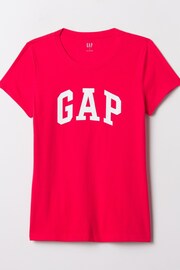 Gap Red Logo Graphic Short Sleeve T-Shirt - Image 5 of 5