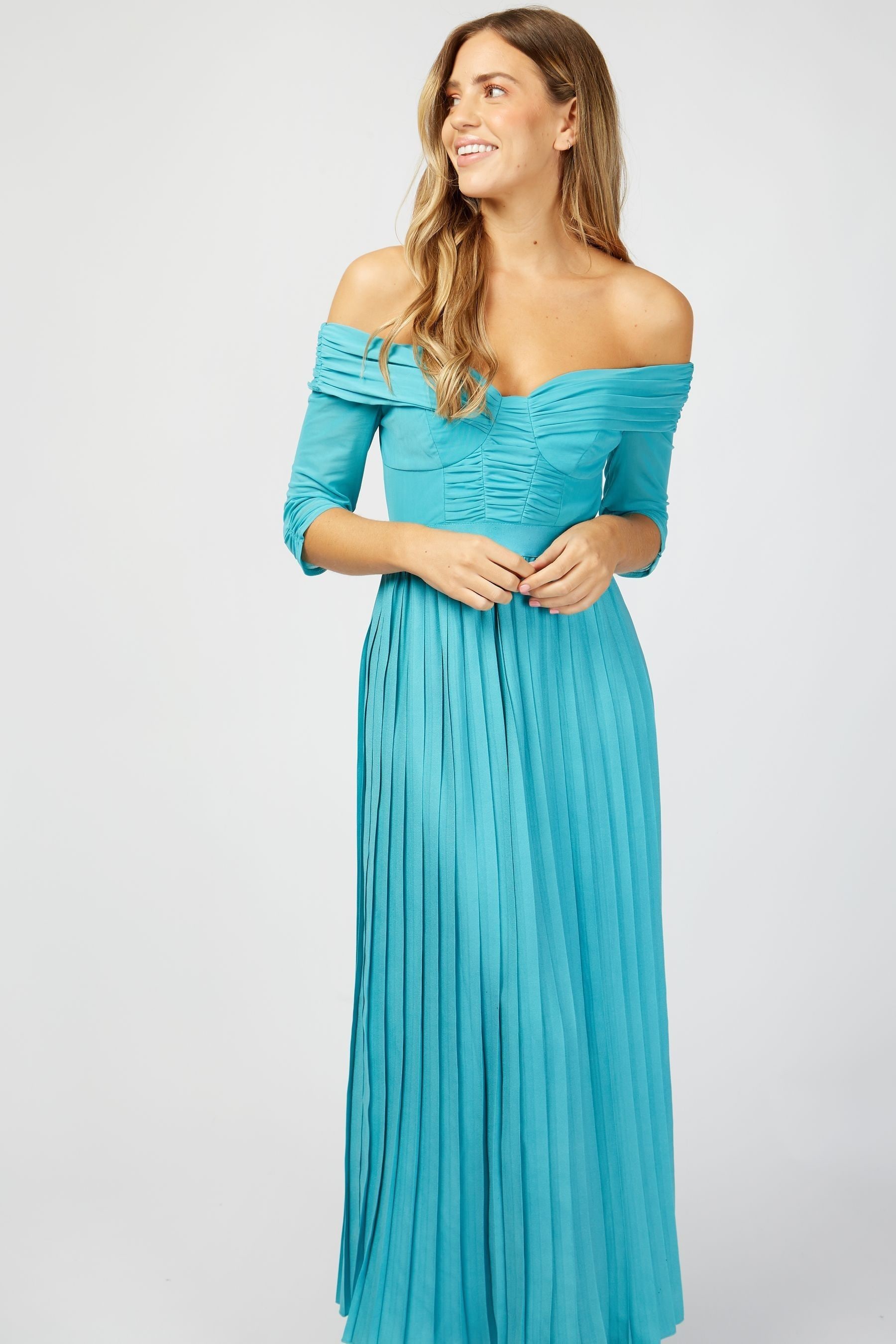 Little mistress turquoise dress online