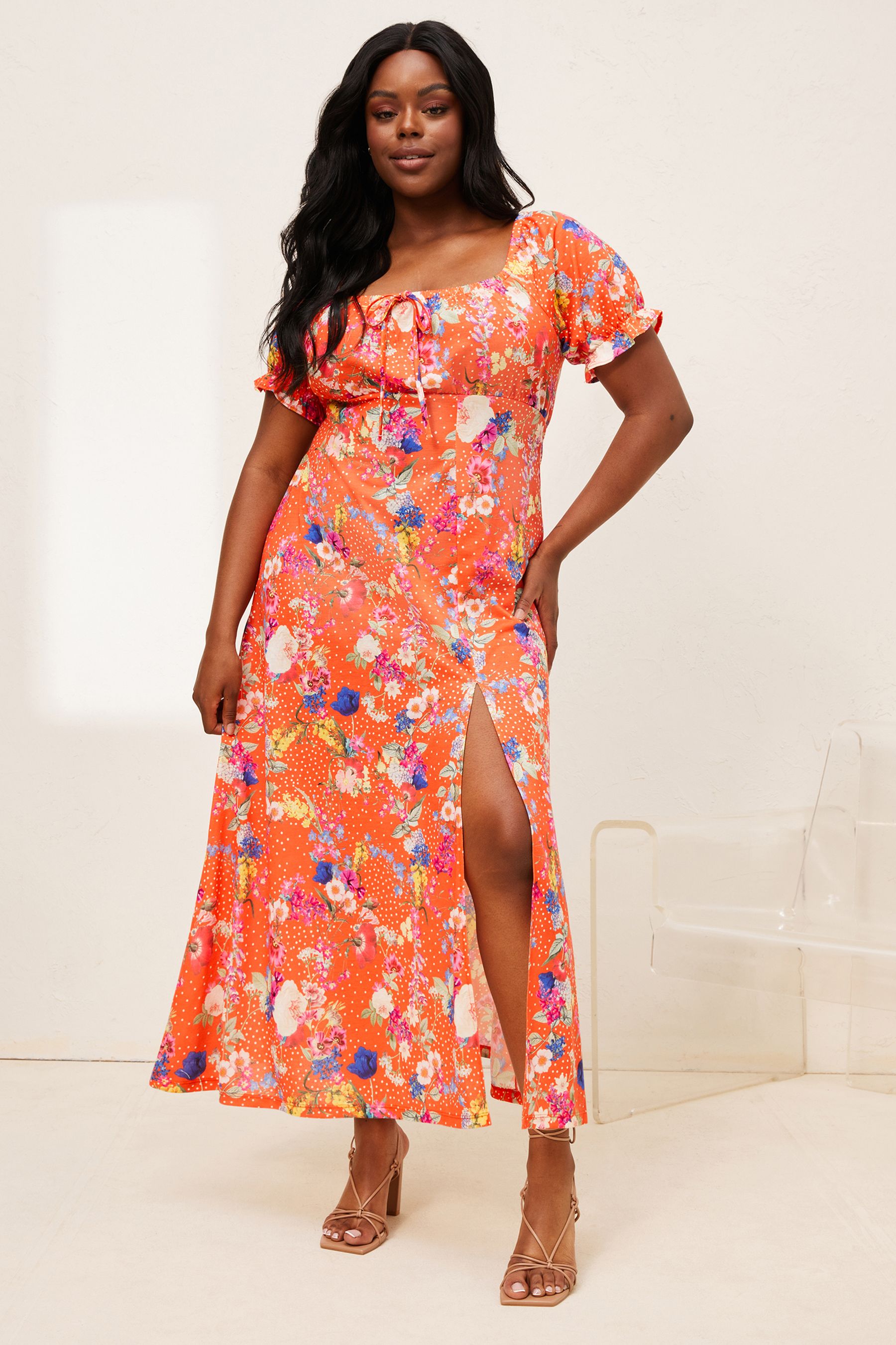 Milkmaid maxi dress outlet