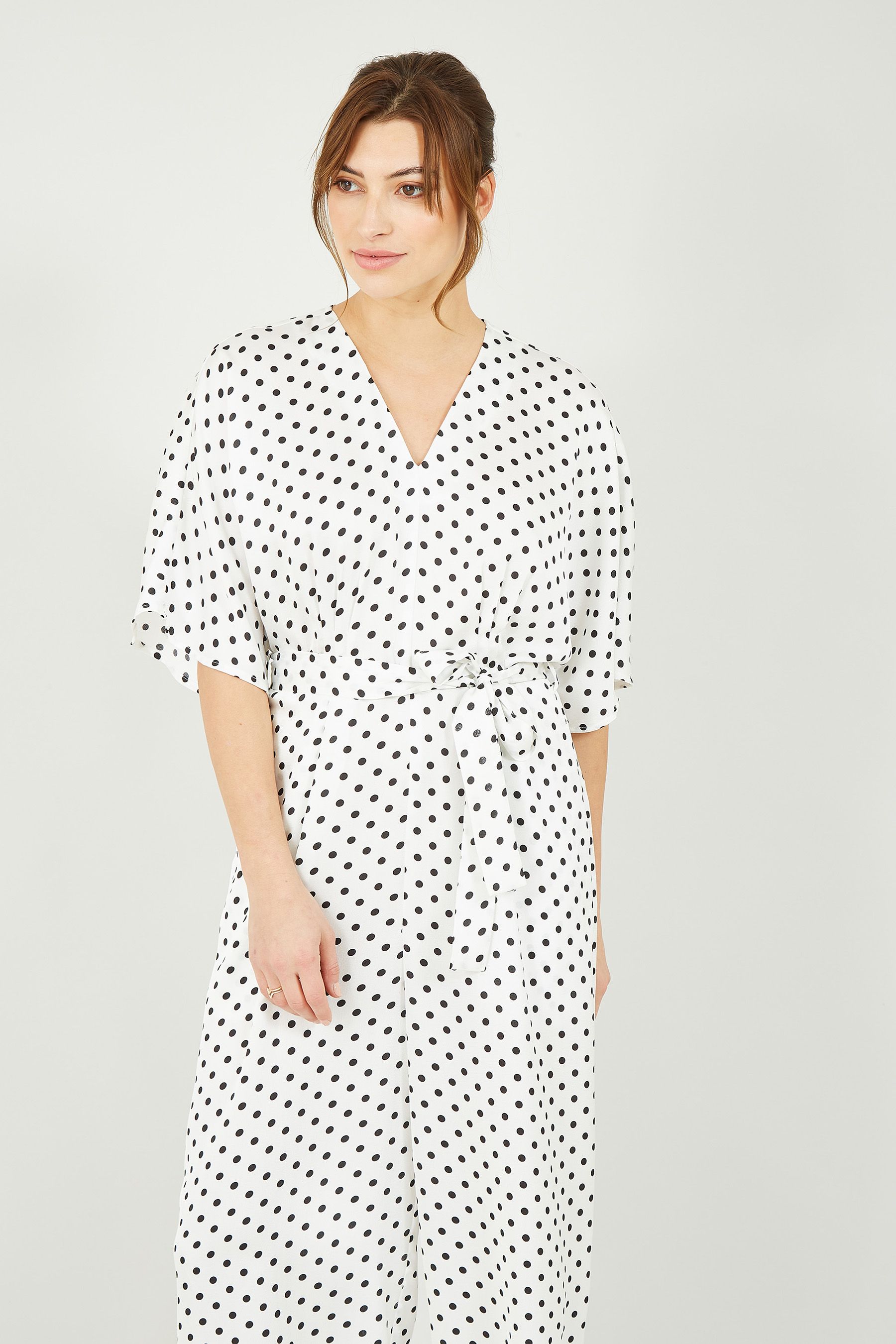 Yumi polka dot jumpsuit outlet